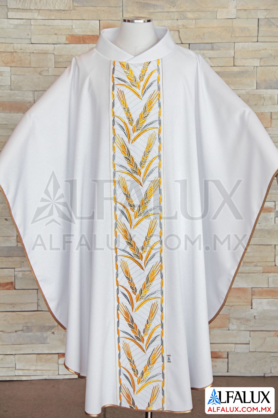 31 VITALIS ALFALUX Casulla Blanco Central 120 (0)